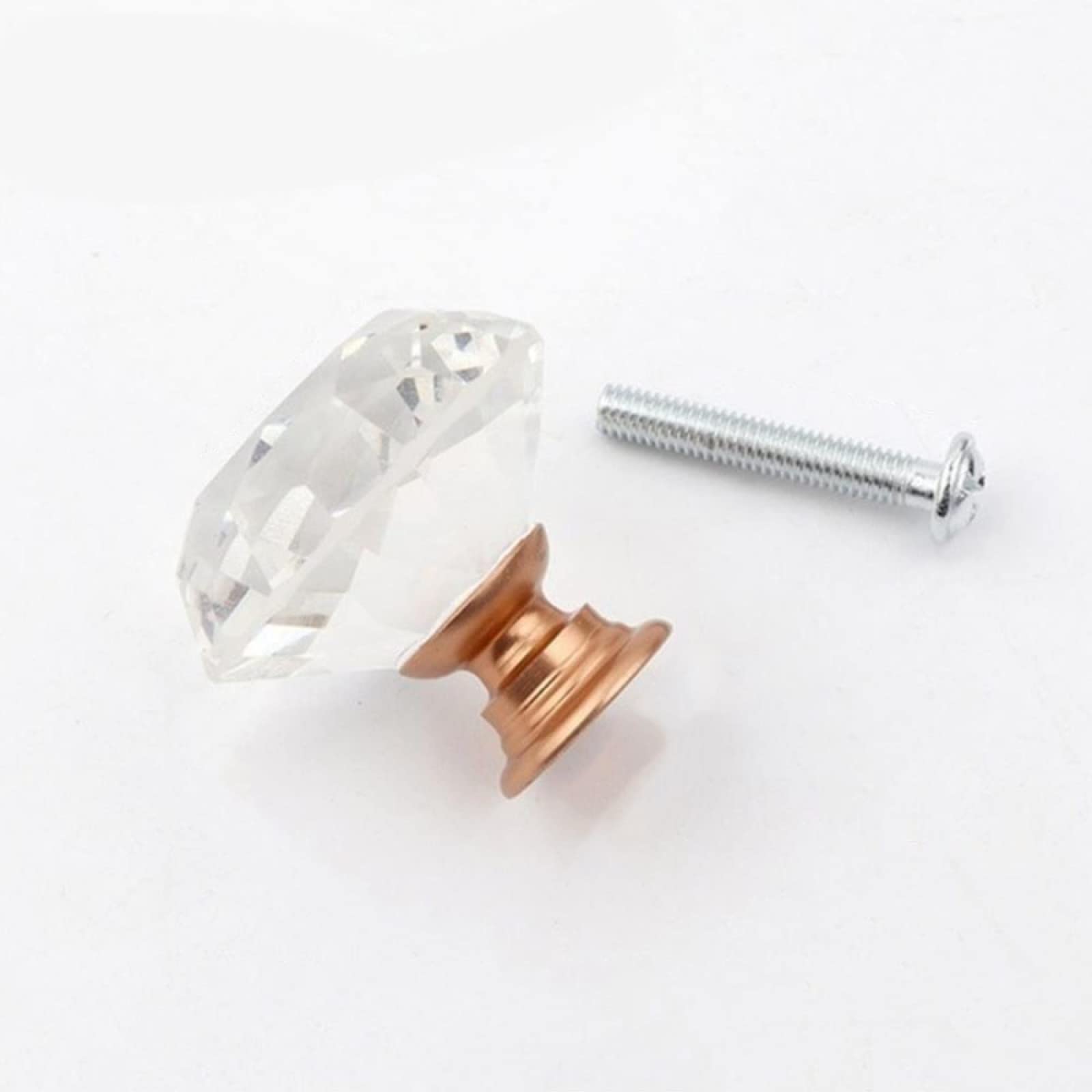 Bszcxbvmp Copper Crystal Drawers Knobsb, Crystal Drawer Knobs And Handles Multicolor 5/10 Pcs 30Mm(,10Pcs)