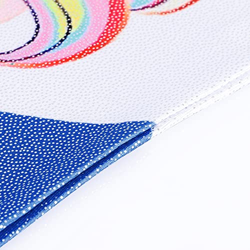 Leotards for Girls Gymnastics Toddler Dance Biketards Mermaid Unicorn Athletic Dance Wear Shiny Rainbow Blue Hotpink