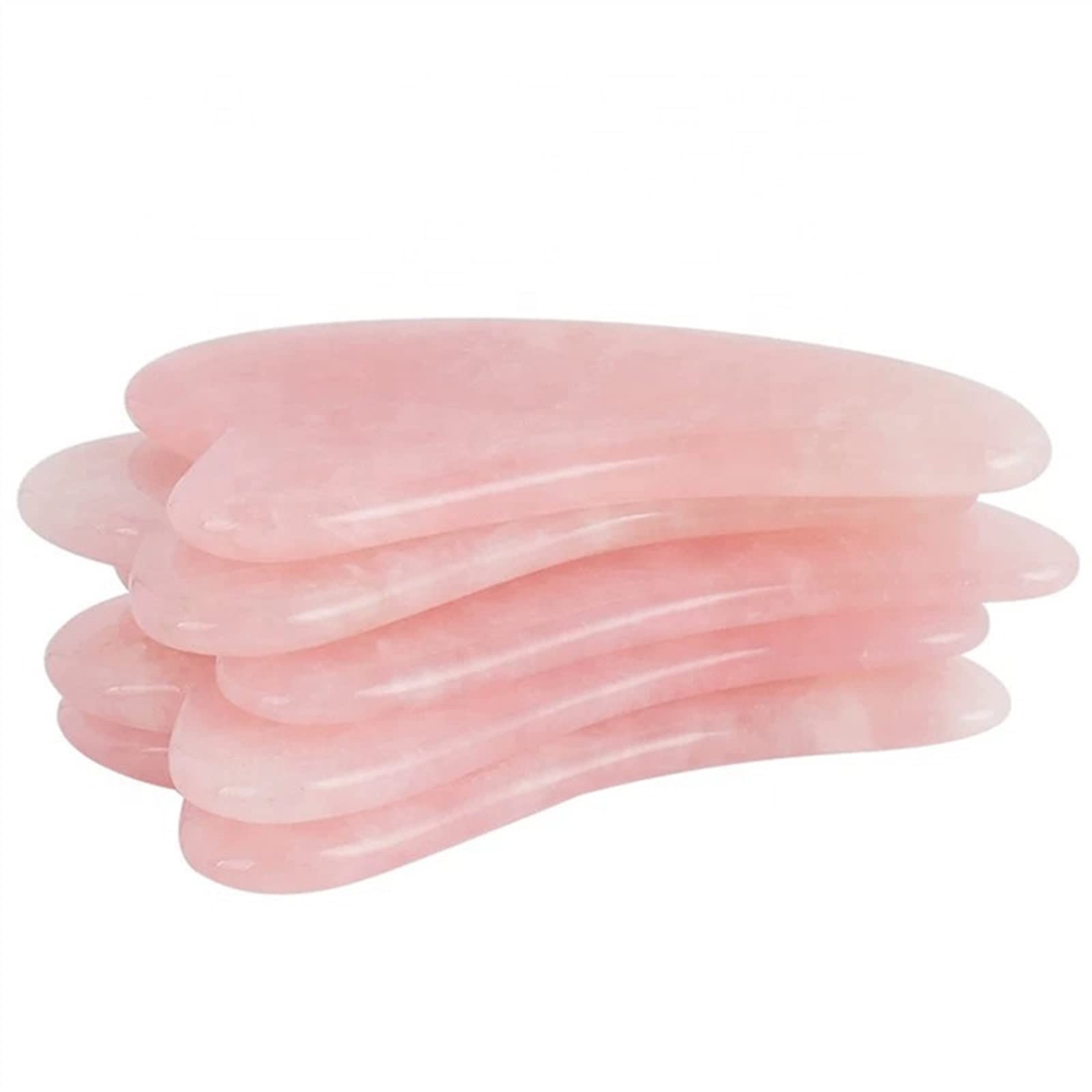 Szorstki naturalny naturalny kwarc różowy kryształ kamień Gua Sha skrobanie deska do masażu narzędzie 1 szt. dekoracja wnętrz kolekcje domowe