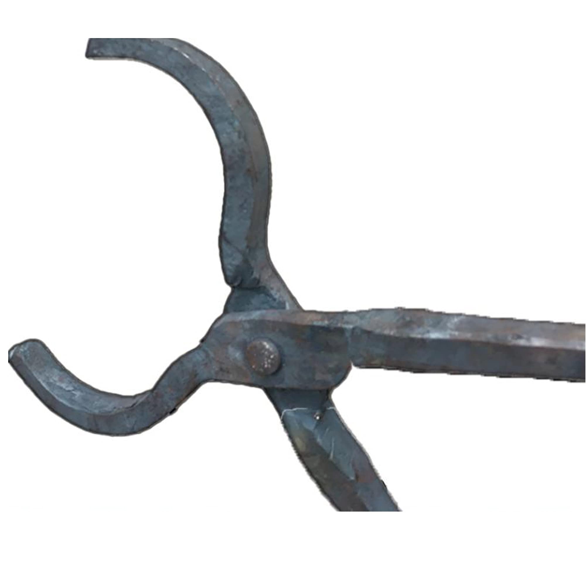 Pinza da fabbro Tenaglia per Fabbri da 440 mm Pinza da fabbro dal naso tondo per strumento incudine Morsa Fucina Pinza da fabbro per Ingegnere Fabbro Forge
