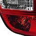 SPEC-D TUNING Red Clear Lens Tail Lights Compatible with 2000-2006 BMW E53 X5 Left + Right Pair Assembly