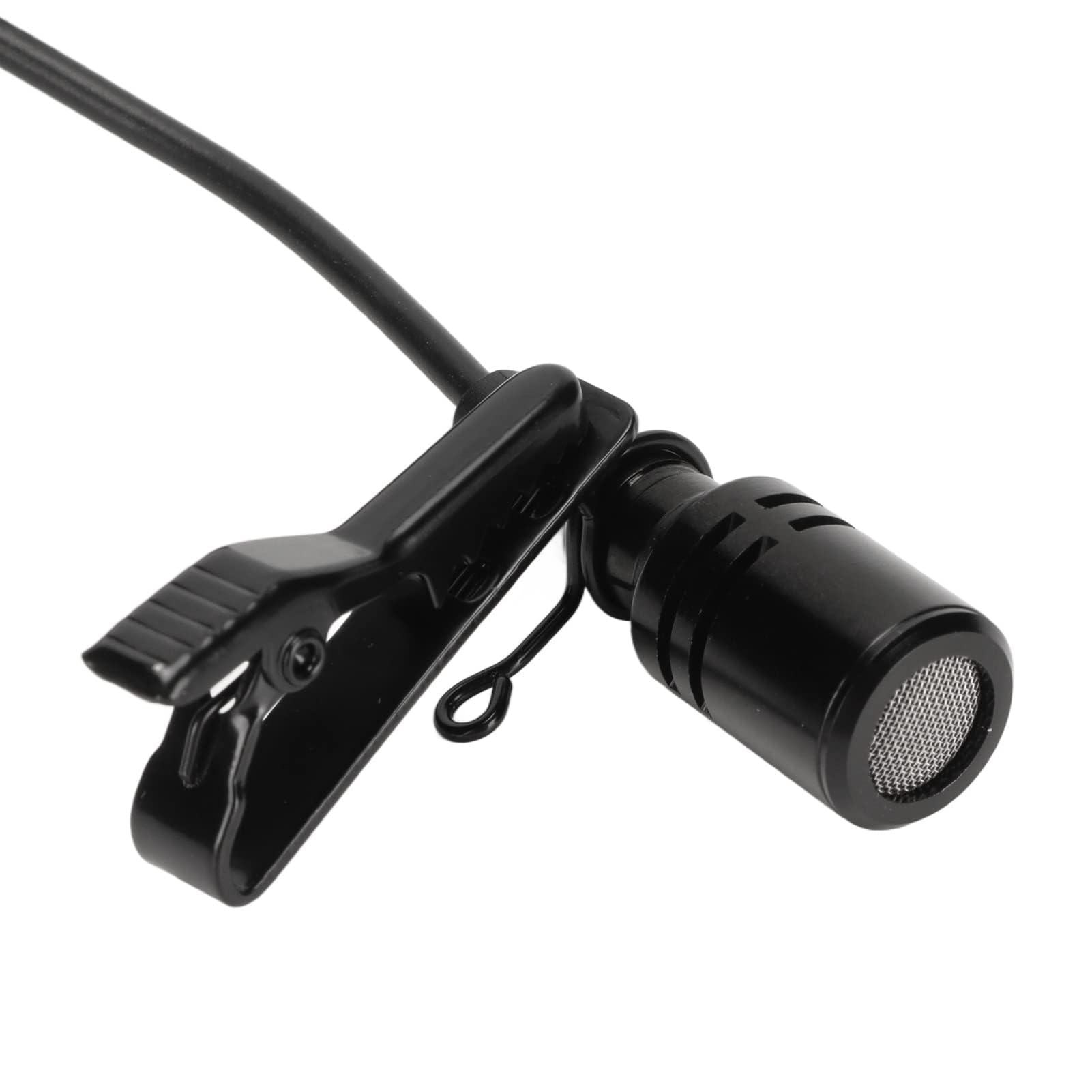 Dpofirs Professionelles Kabelgebundenes Lavalier-Ansteckmikrofon, Lavalier-Ansteckmikrofon für Gitarren, Saxophone, Trompeten, Violinen