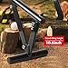 EELLAO 50.9inch Timberjack Log Lifter, Adjustable Log Roller Cant Hook, Heavy Duty Steel Logging Tools Log Jack for Rolling Logs Ups to 25