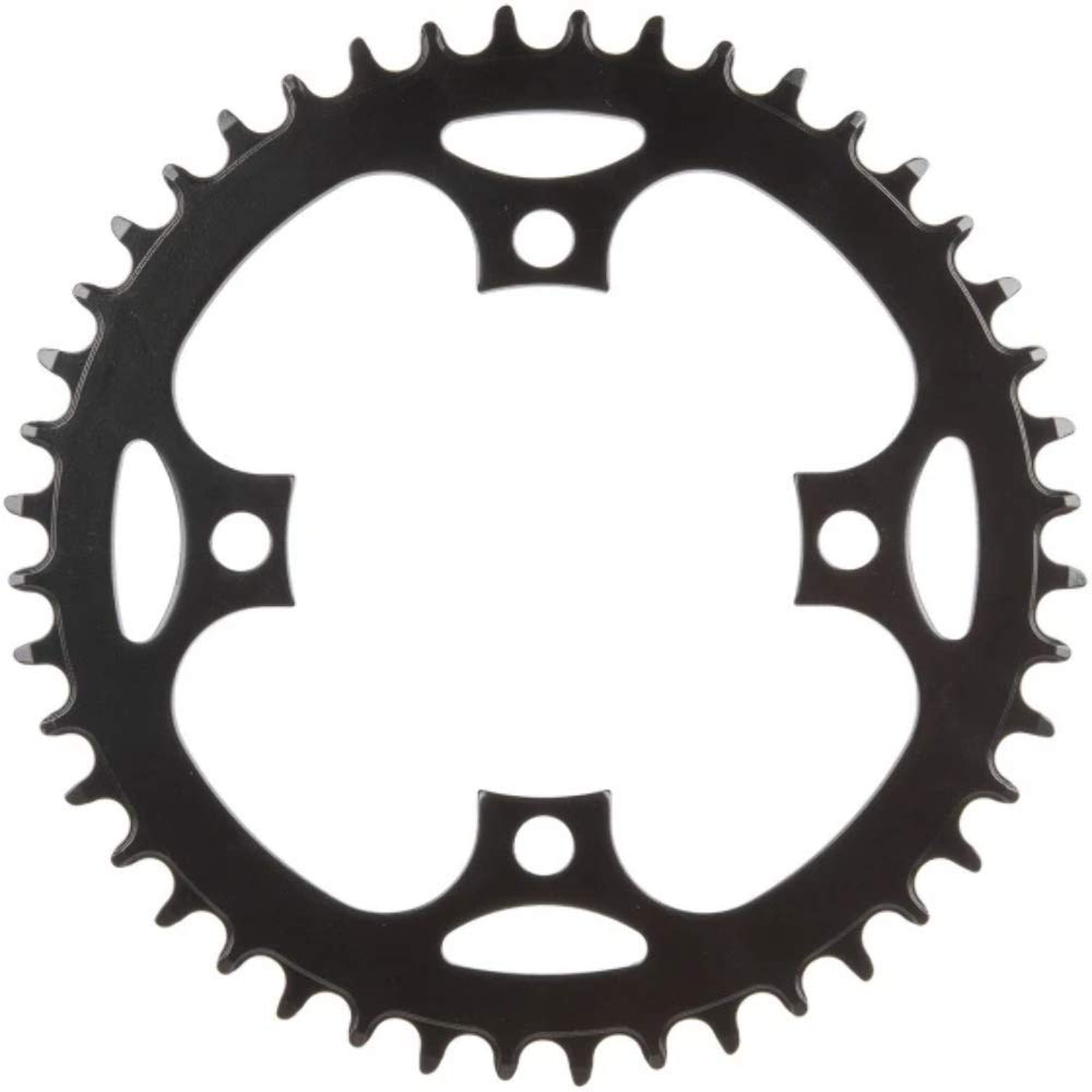 42T Narrow/Wide Chainring - Steel - 104 BCD - Black - ebike 3/32"" 11/128""