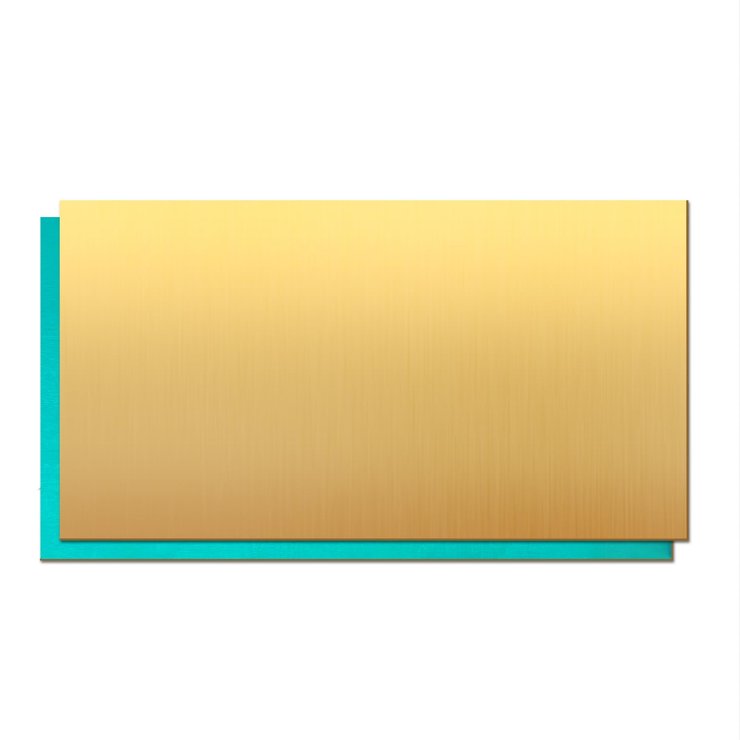 Messingblech 2 mm, 100 x 150 mm Messingplatte, Korrosionsbeständig Metallblech Zuschnitt für Modellbau, Basteln & DIY, [2 Stück]