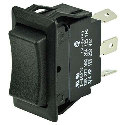 SupplyMount 1001710 - Aftermarket Replacement BEP SPDT Rocker Switch - 12v/24v - ON Off ON Compatible with BEP Marine