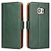 Produktbild Bozon Handyhülle für Samsung Galaxy S7, Lederhülle mit Kartenfächer, Schutzhülle mit Standfunktion, Grün