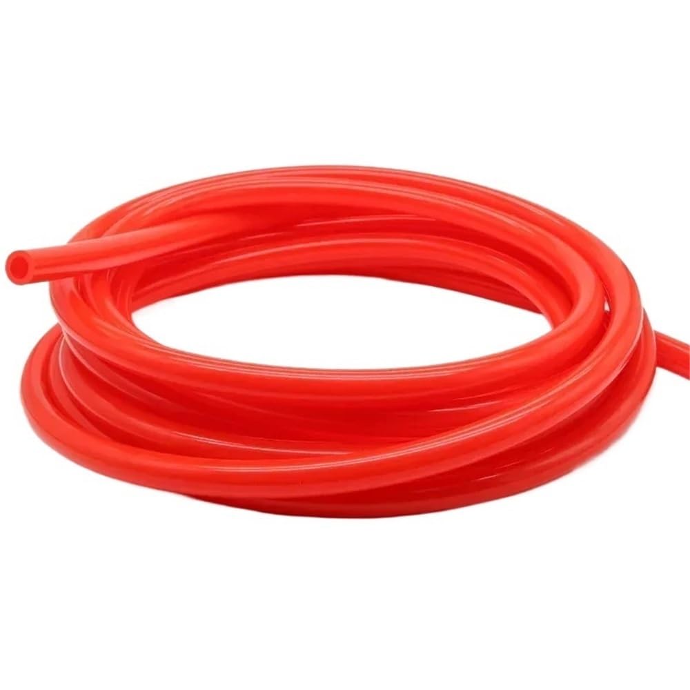 Flexible Rubber Hose 1/3/5/10Meter Silicone Tube Rubber Hose, Red Flexible Aquarium Air Irrigation Pipes, Water Connector Garden Hoses 1pc(5 METERS*7MM*9MM)