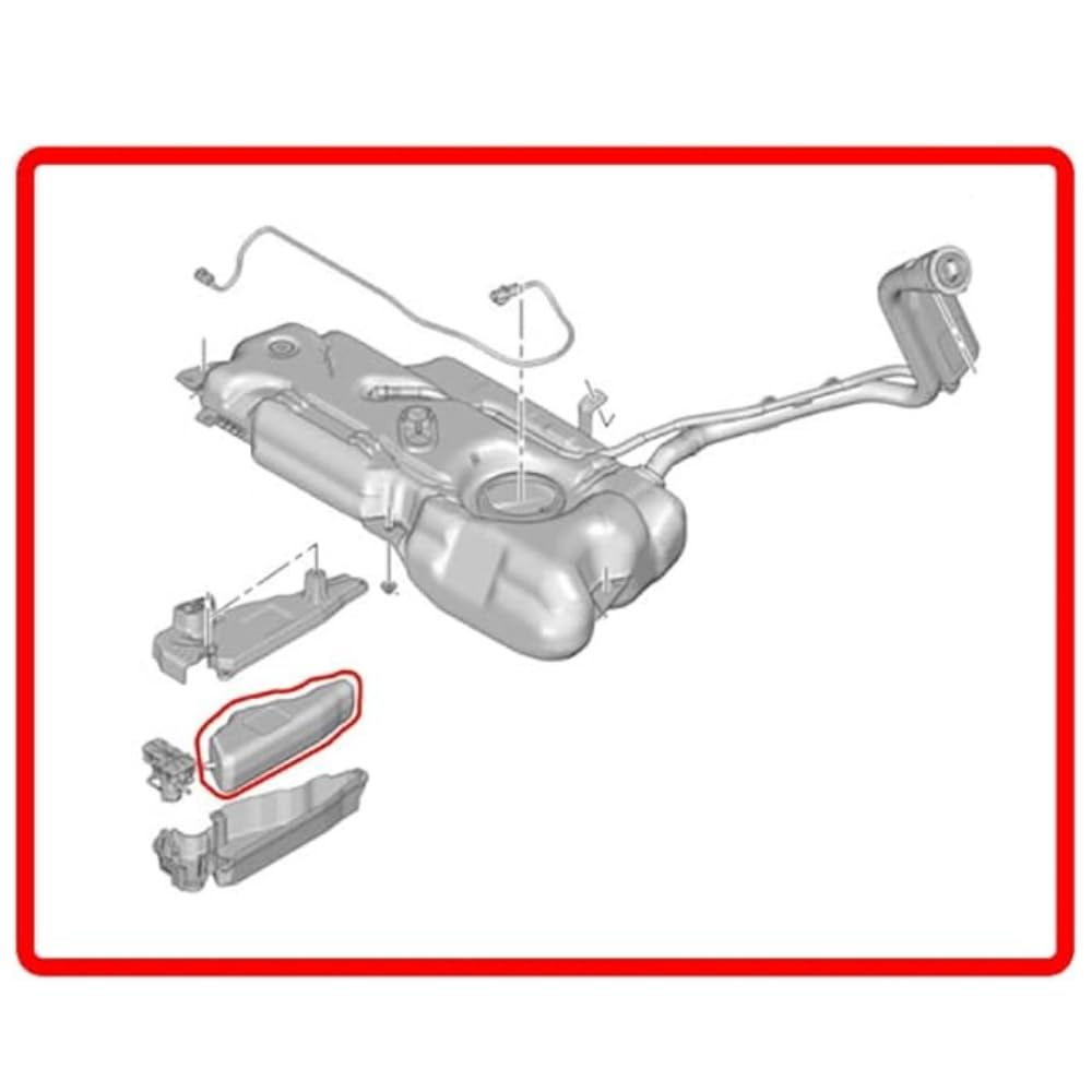 Réservoir Poche Additif FAP Cérine 1.1L Compatible PEUGEOT Compatible CITROËN & Compatible OPEL - OEM : 9678033680/1500 RZ