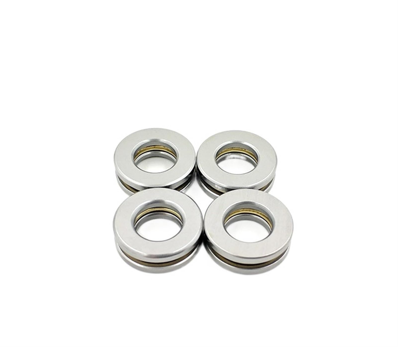 VSPPJYFG Bimetal Seal Shield Micro deep Groove Bearing 4pcs F6-12M 6x12x4.5mm Miniature Planar Bearing Axial Ball Thrust Bearing