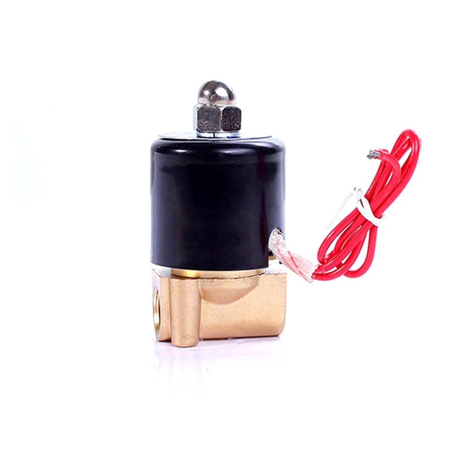 LNHHG DN6 Brass Electric Solenoid Valve DC12V DC24V AC220 110 Normally Closed Solenoid Valve For Water Oil Air