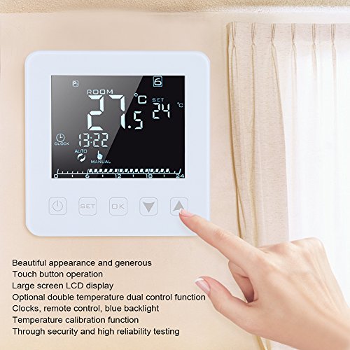 Contrôleur de température ambiante et thermostat programmable 16A à écran digital - 4