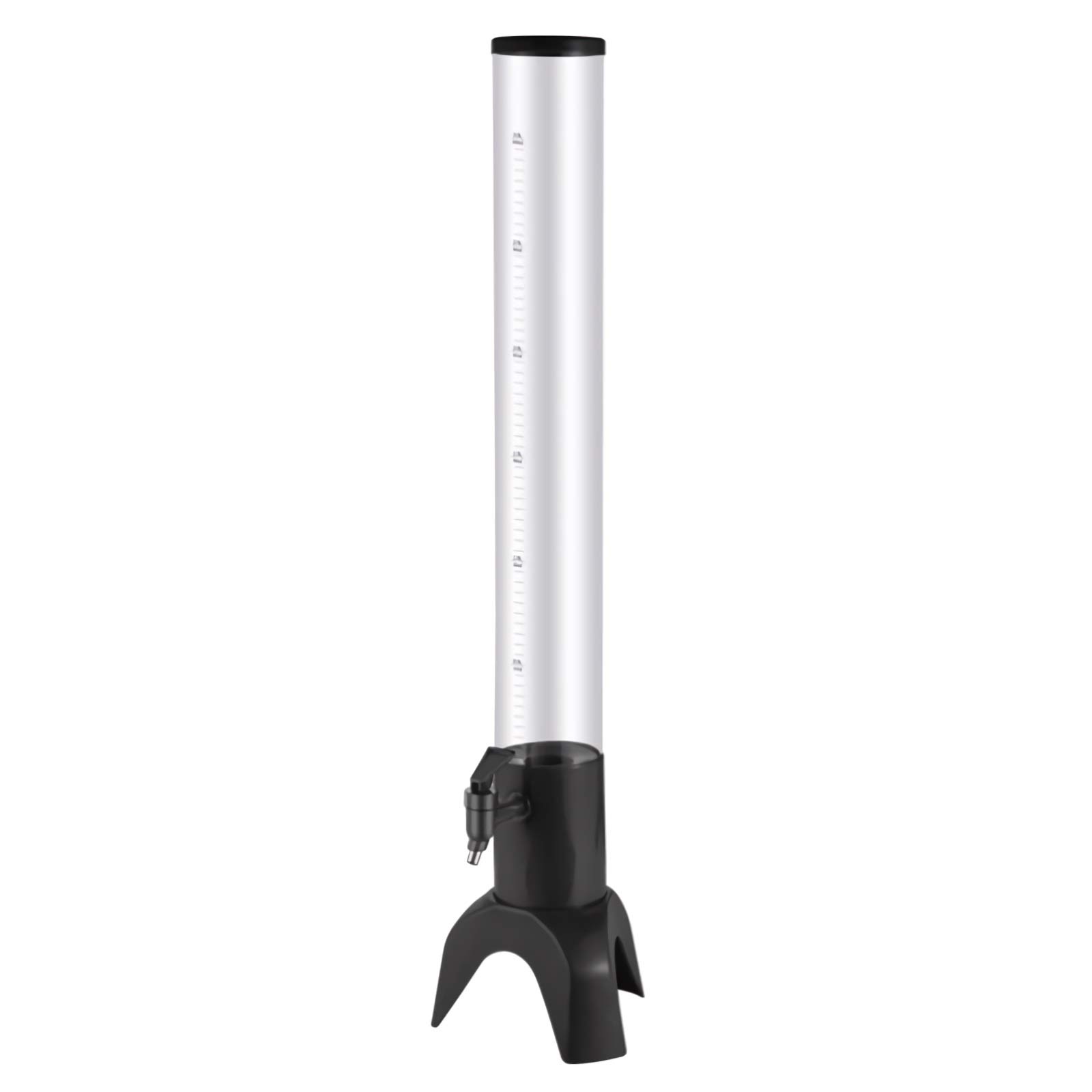 Beer Dispenser Tabletop Beer Dispenser Cylindrical Beverage Dispenser, Beer Dispenser with Clear Scale, Tap and Ice Tube, 1.5L/3L Beer Juice Wine Beverage Torr
