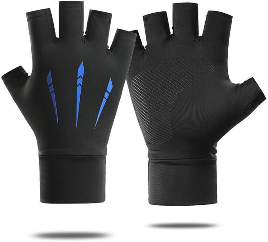 JSEIAJB Cycling Gloves Half Finger Thin Sunscreen Driving Fishing Quick Drying Breathable