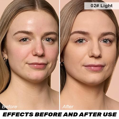 Image of FeiCuiYun Baked Balance Illuminating Foundation, Oil Control Matte Perfection Face Powder - Light | Buildable Sheer to Light Coverage | Flawless Satin Finish