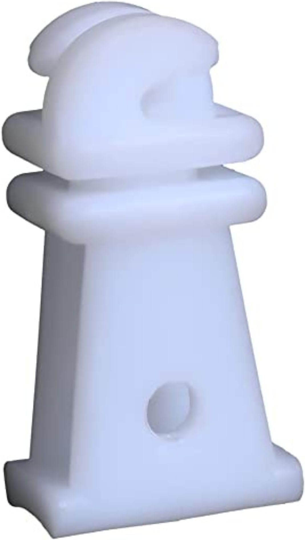 Agriansh Heavy Plastic Insulator Used for Solar Zatka Machine Fencing with Clutch Wire Also Used for Fencing in Farm| Industrial Park| Garden| Home| White Heavy Plastic Insulator Pack of 100