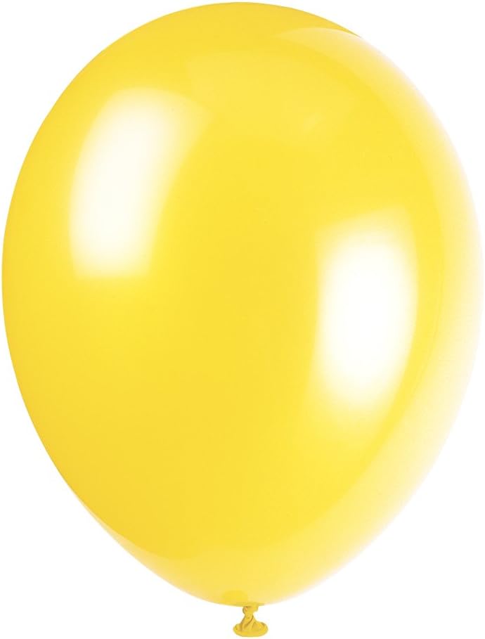 Canary Yellow Premium Latex Balloons (30cm) Pack of 50 - Vibrant Party Decorations for Birthdays Weddings, and Events
