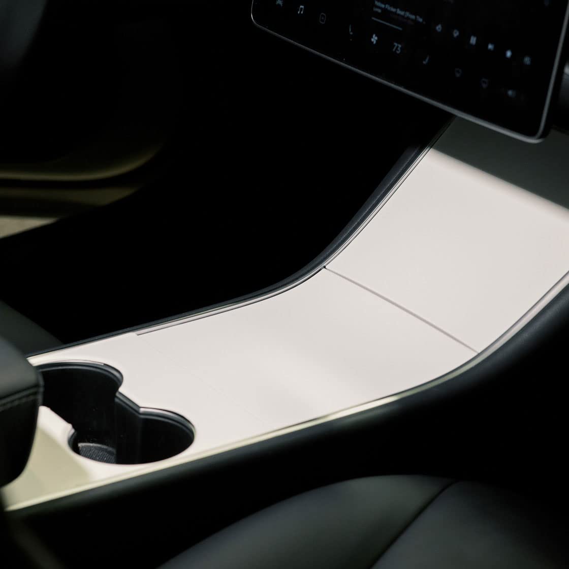 Amazon.com: TESBROS Tesla Model 3 Center Console Wrap Kit - Easy to  Install, Designed to Protect from scratch- Tesla Model 3 Accessories Made  from 3M Automotive Vinyl | White Satin : Automotive