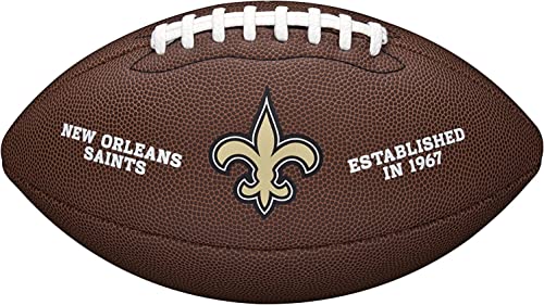 Ballon de football américain Wilson Saints NFL Licensed - vue 7