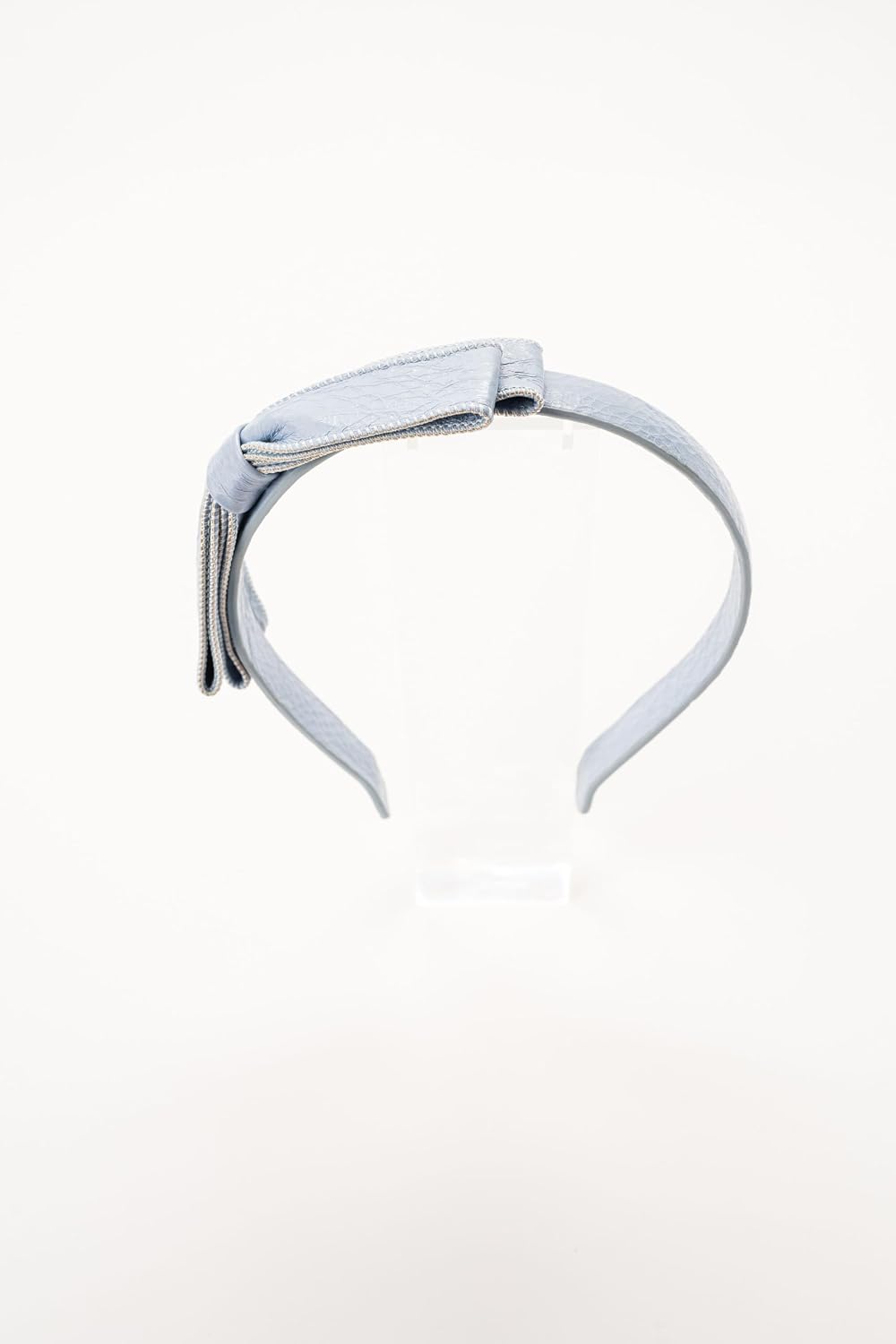 Violet and Brooks Bow Headband for Women, Girls - Blue