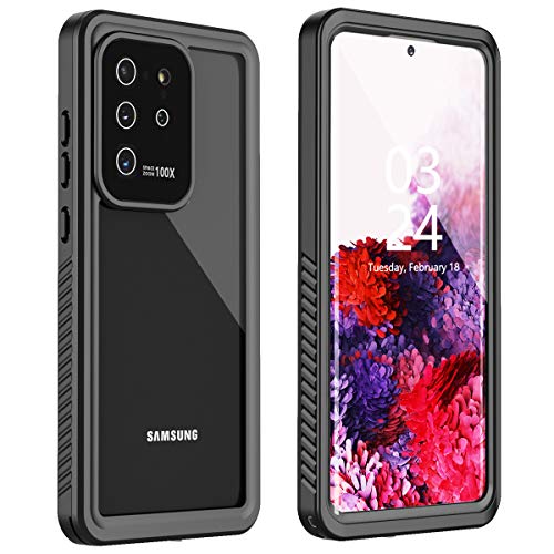 TESTGO Samsung Galaxy S20 Ultra Waterproof Case, S20 Ultra Case IP68 Full Body
