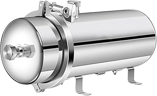 Reverse Osmosis Drinking Water Filtration System 304 Stainless Steel Water Filtration System, 2000L/H Ultrafiltration Kitchen Water Purifier, 0.01 Micron with Washable Cartridge
