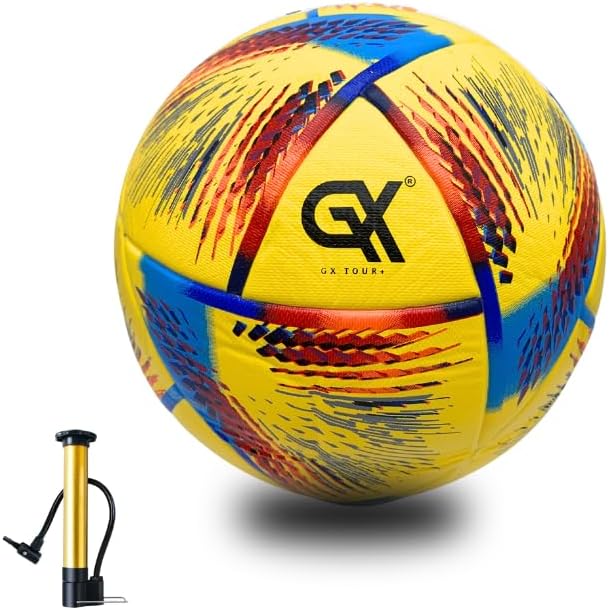 Thermo Bonded Polyurethane Soccer Ball Size 5  Professional Grade PU Material, USA Quality Outdoor Sports, Premium Size 5 Soccer Ball for Training &