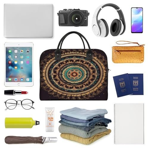 Maletín Mandala ligero para laptop con correa ajustable miniatura 5