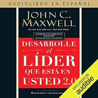 Diseño de la portada del título Desarrolle el l&iacute;der que est&aacute; en usted 2.0