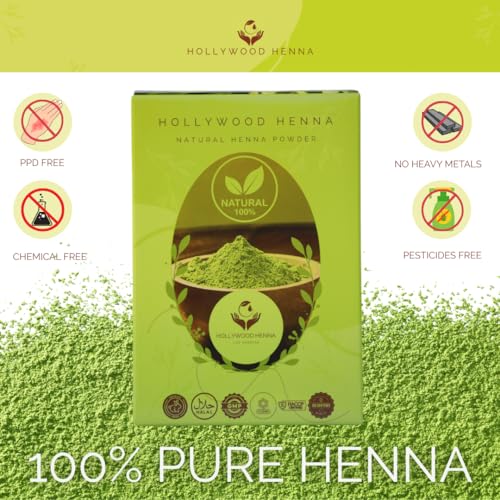 Polvo de Henna Natural para Tratamiento Capilar 100g miniatura 2