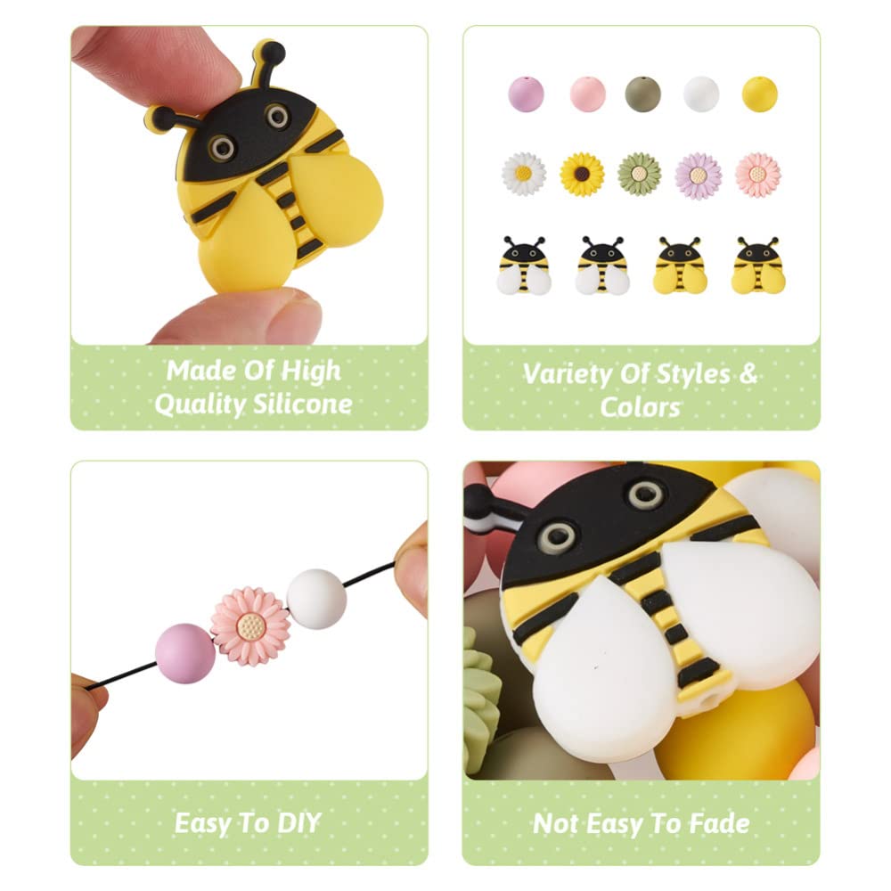 DIY pakket daisy armbandje met zoetwaterparel | FRIS! Kralen en Sieraden