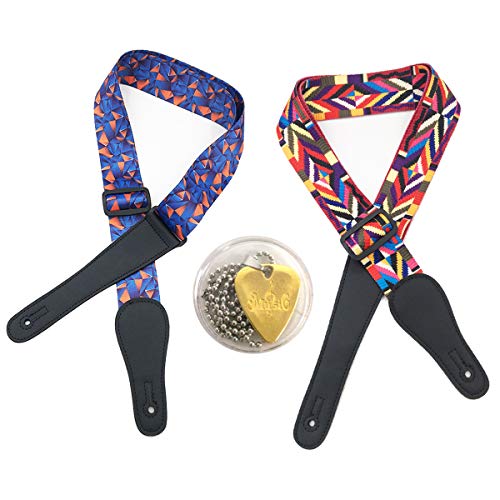Zliger 2 PièCe Sangle Guitare,Strap Rembourrée Premium Courroie Confortable Respirante Avec Guitar Médiators pour Basses… - Les Beatles, Paul McCartney, John Lennon, RIngo Starr, George Harrison Zliger 2 PièCe Sangle Guitare,Strap Rembourrée Premium Courroie Confortable Respirante Avec Guitar Médiators pour Basses…