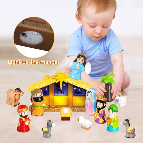 Hotfun GT84FGD Lighted Nativity Set thumb #1