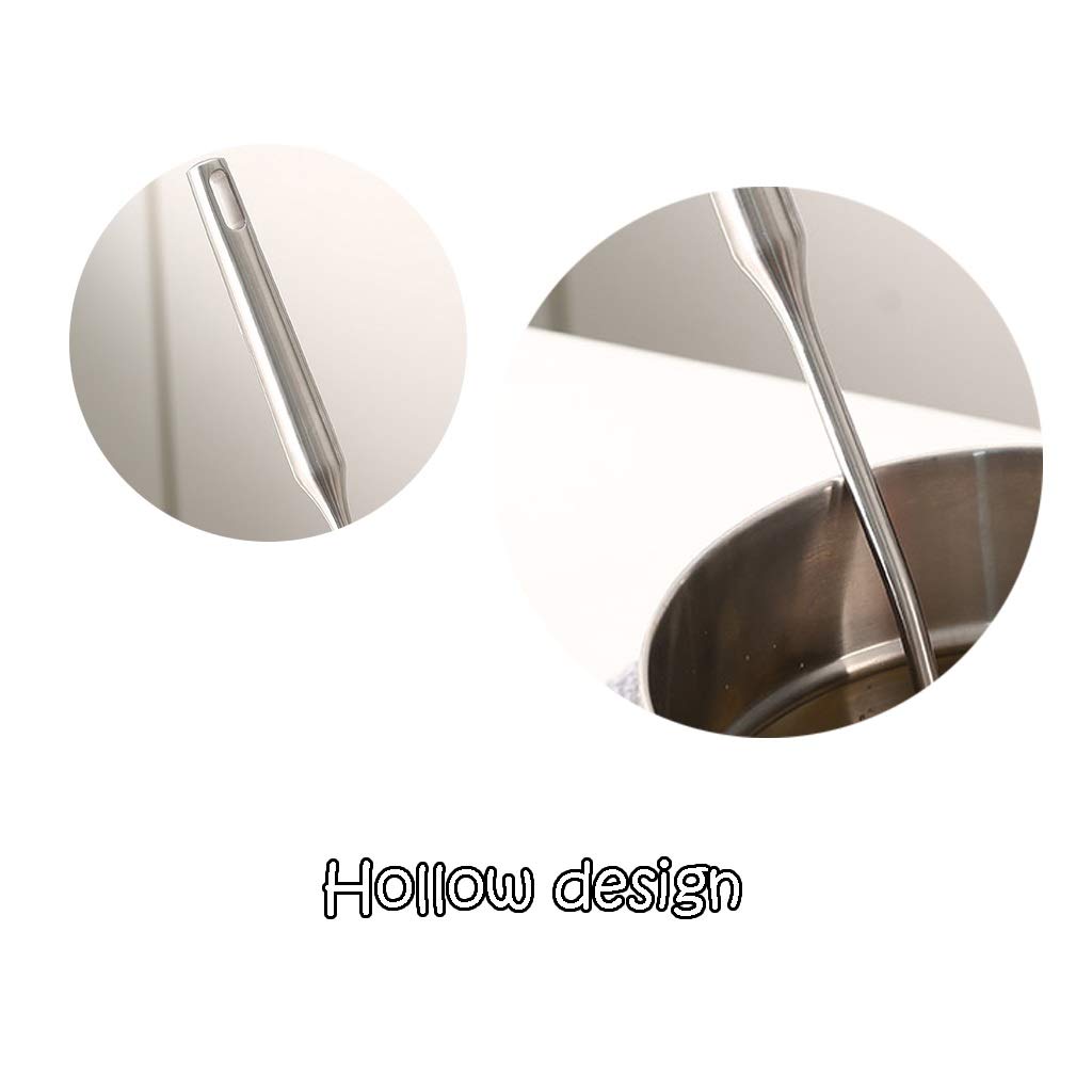 Colador, colador, colador de alimentos de malla de acero inoxidable, cuchara espumadora, cuchara ranurada multiusos con agarre, utensilio de cocina, colador de espumadera de metal, cucharón para coc
