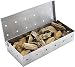 Sorbus Smoker Box for Wood Chips - Adds Smokey BBQ Flavor on Gas or Charcoal Grills - Ideal Grilling Accessories for Barbecue Meat Smoking - Hinged Lid - Heavy Duty Stainless Steel