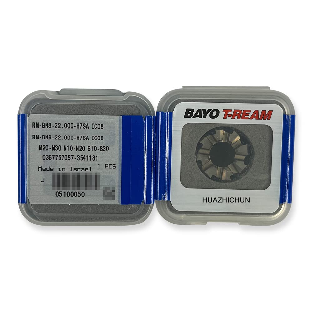 HUAZHICHUN RM- BN8-22,000-H7SA IC08 Face Milling Cutter Head 90 Deg Right Angle Face Mill CNC Carbide Insert Blade
