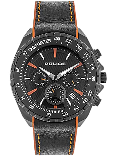 Montre Police PL15328JSB.02P Twintone pour homme noire étanche 10 ATM