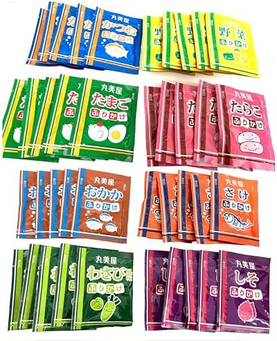 （09:00時点） ふりかけセット【 5包×8種類×2袋】計80包入 たまご 野菜 かつお しそ わさび さけ おかか たらこ 小袋 食べ比べ 混ぜ込み 毎朝の食卓 お弁当 ランチ おにぎり あきがこない8種