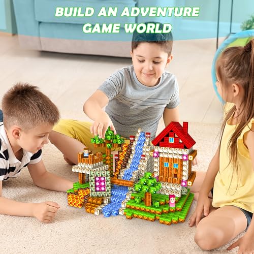Image of GaHoo 220PCS Magnetic Blocks, Forest Magnetic Building Cubes for Kids
