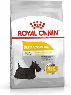 Royal Canin Dermacomfort Mini | 3 kg | Complete Food for Small Adult Dogs up to 10 kg | To Support Normal Skin Health | With Omega 3 and 6 Fatty Acids product image