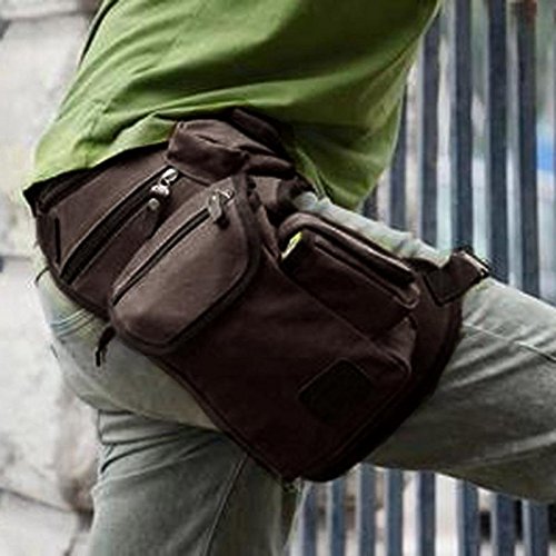 Sacoche De Jambe Moto Homme - Sac Cuisse Hip Fanny Pack Bandoulière NGHSDO