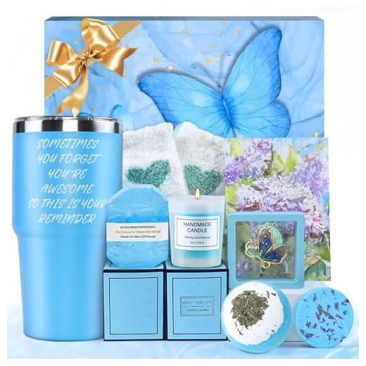 RIYA Cesta De Presente De Aniversário Para Mulheres, Pacote De Autocuidado, Conjuntos De Presentes De Spa Relaxante Para Mulheres, Cesta De Presente Para Melhoras Para Mãe, Melhor Amiga, Irmã, Coleg