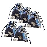 IFANLANDOR 5 Uds Bolsas De Joyería Bolsa Con Cordón Bolsa De Té Bolsas Con Cordón Bolsas De Regalos De Boda Bolsa De Joyería Con Cordón Bolsas De Bolsitas Bolsas De Regalo Bolsas De Joyería