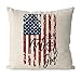 One Nation Under God - Federa per cuscino con bandiera patriottica, 4 x 40 cm, 4 luglio con bandiera degli Stati Uniti