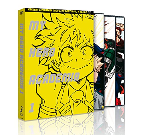 My Hero Academia Temporada 1 DVD : Évitez les pannes de réseau avec les épisodes 1-13 chez vous