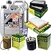 Produktbild QR-PARTS 69360045 Filter Set Inspektionspaket 10 Liter Motoröl Top Tec 4200 5W-30 MANN-FILTER Innenraumfilter Kraftstofffilter Luftfilter Ölfilter