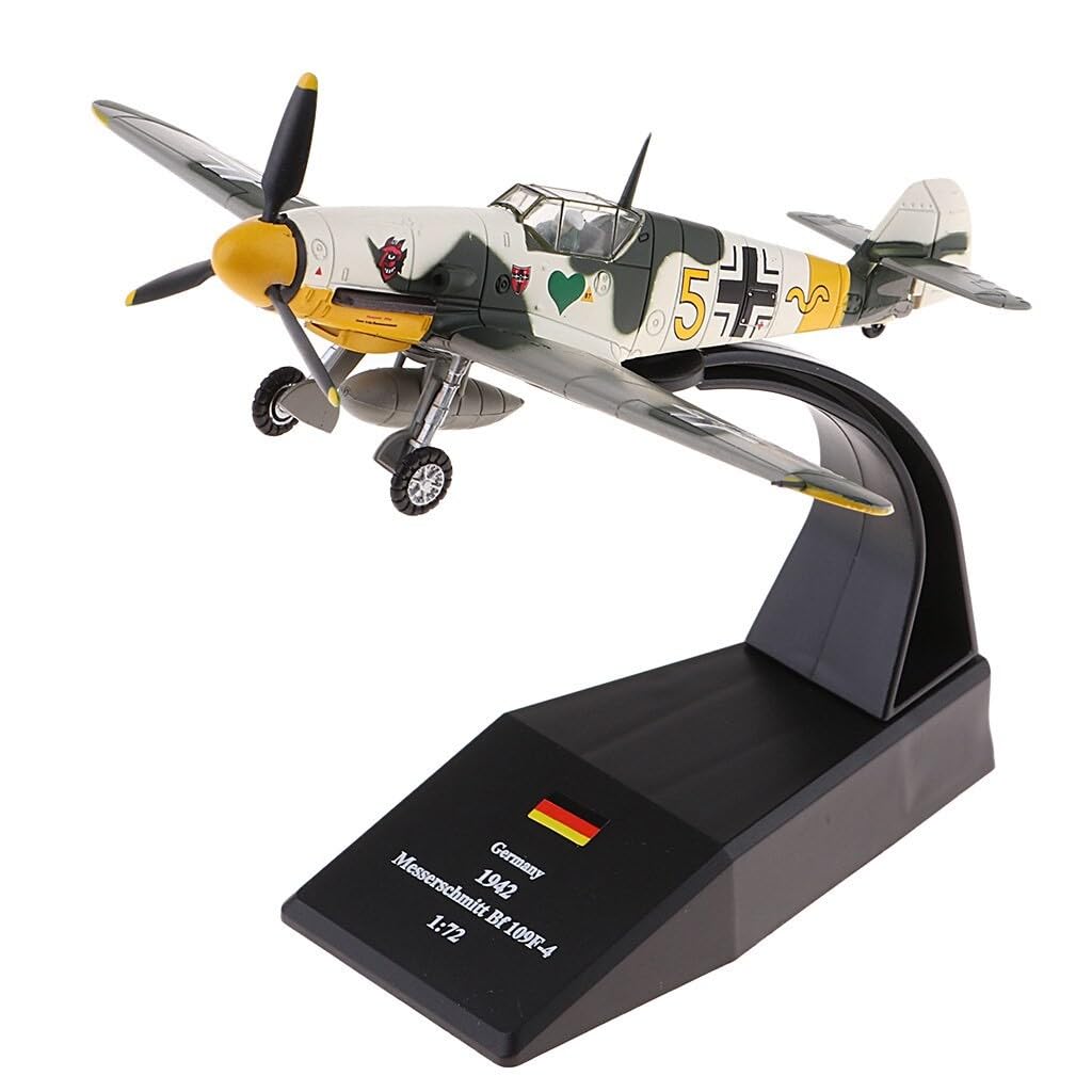 AirModels Messerschmitt BF 109F-4 Diecast Aircraft Model 1/72 Scale Plane Toy Collectable Gift