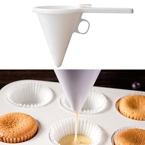 Miniatura 8 de Embudo de crema de chocolate dispensador de embudo de cocina herramientas para hornear crema dispensador de pastel porción taza embudo aceite