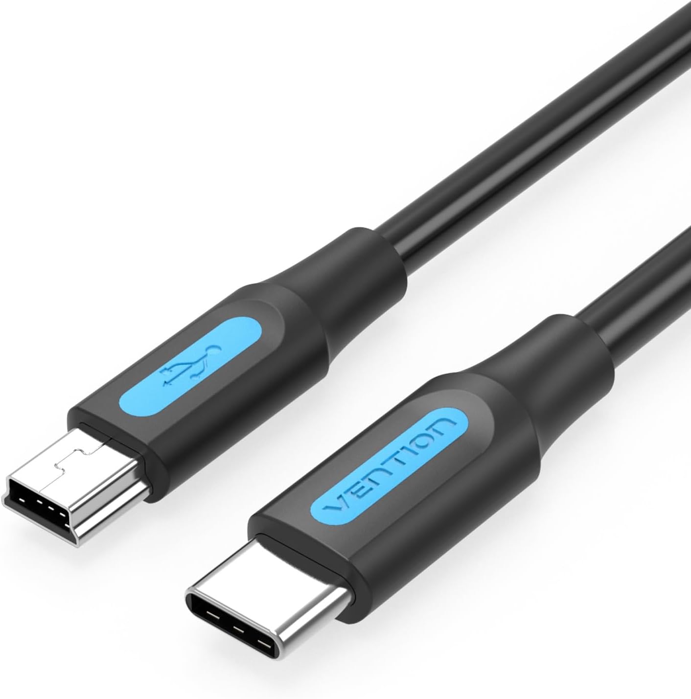 USB C to Mini USB Data Cable and Fast Charging for Digital Camera HDD MP3 MP4 Player DVR GPS Mini USB 2.0 (C to Mini-B, 1.5 M)