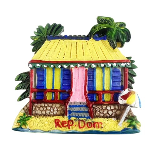 Imán decorativo para refrigerador República Dominicana miniatura 1